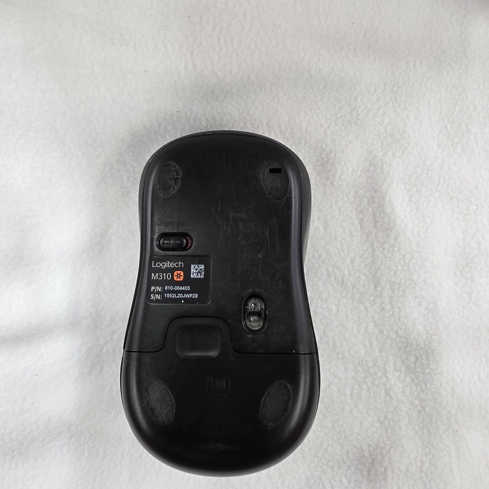 Logitech M310 Wireless Mouse Black - Complete With USB Nano Receiver & Cover - Picture 2 of 7